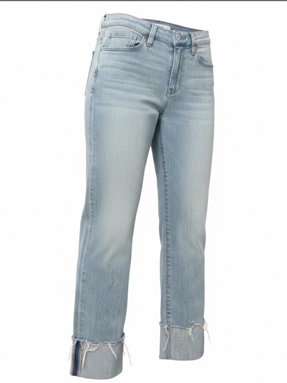 Joe's Jeans Light Blue Cropped Straight Ankle Jeans